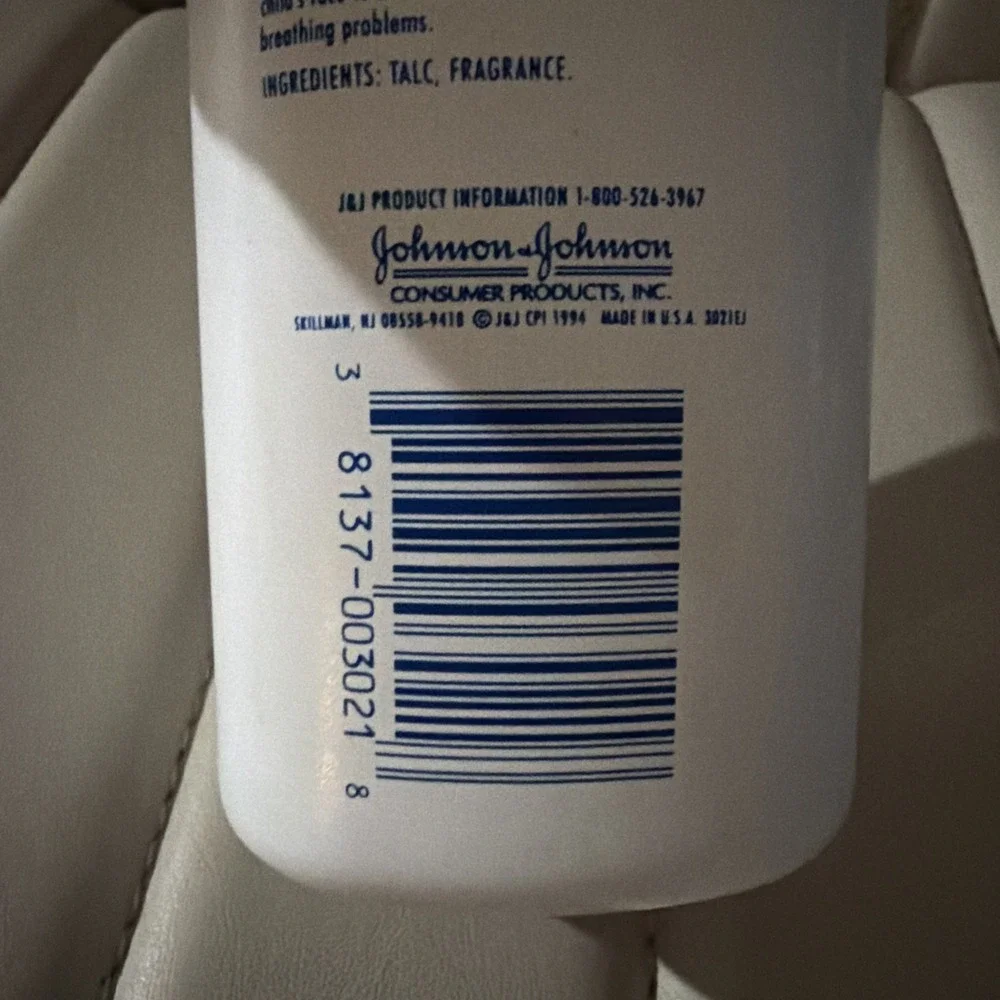 Vtg 1994 Johnson's Baby Powder with Talc 15 oz Bottle Sealed & Full